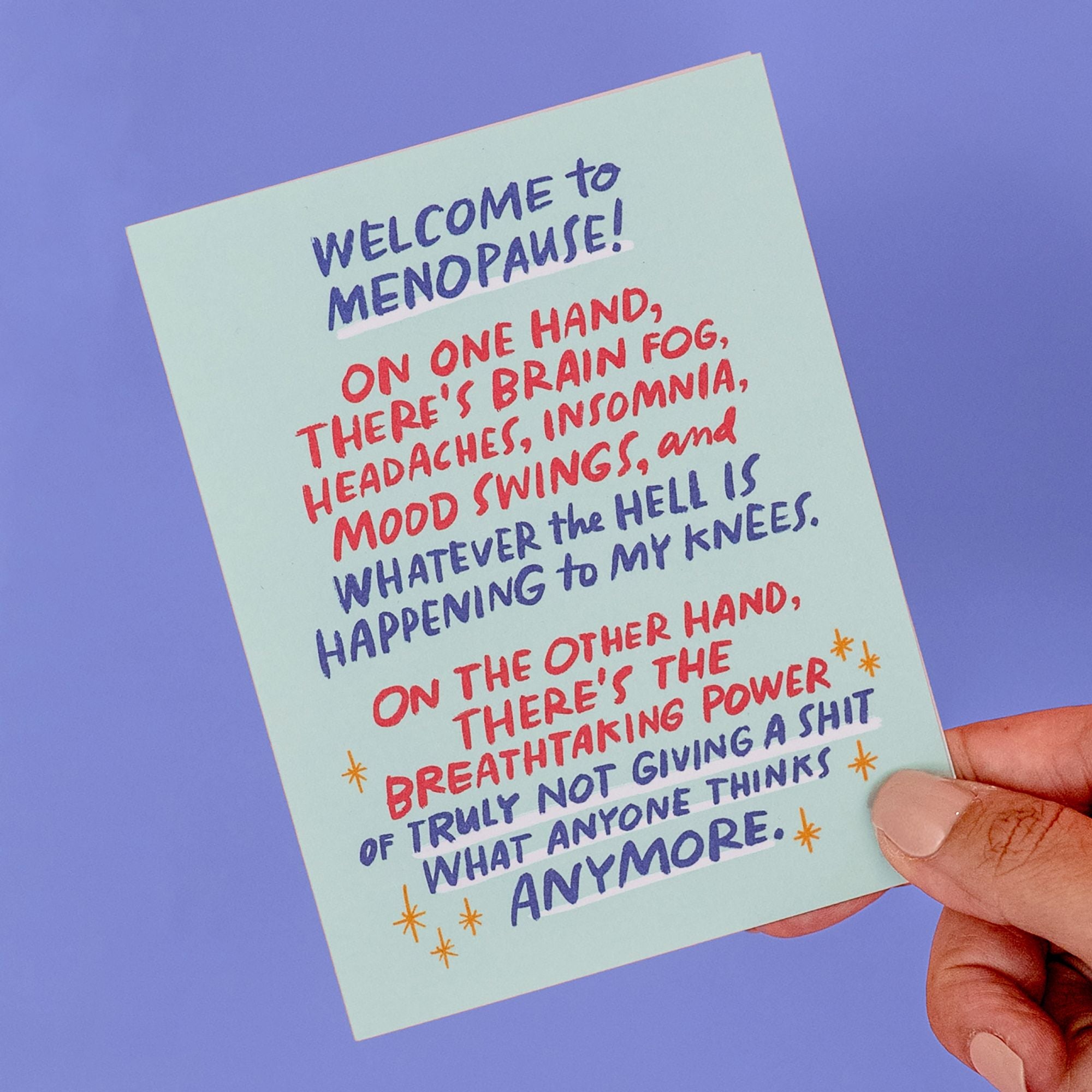 Breathtaking Power Menopause Card