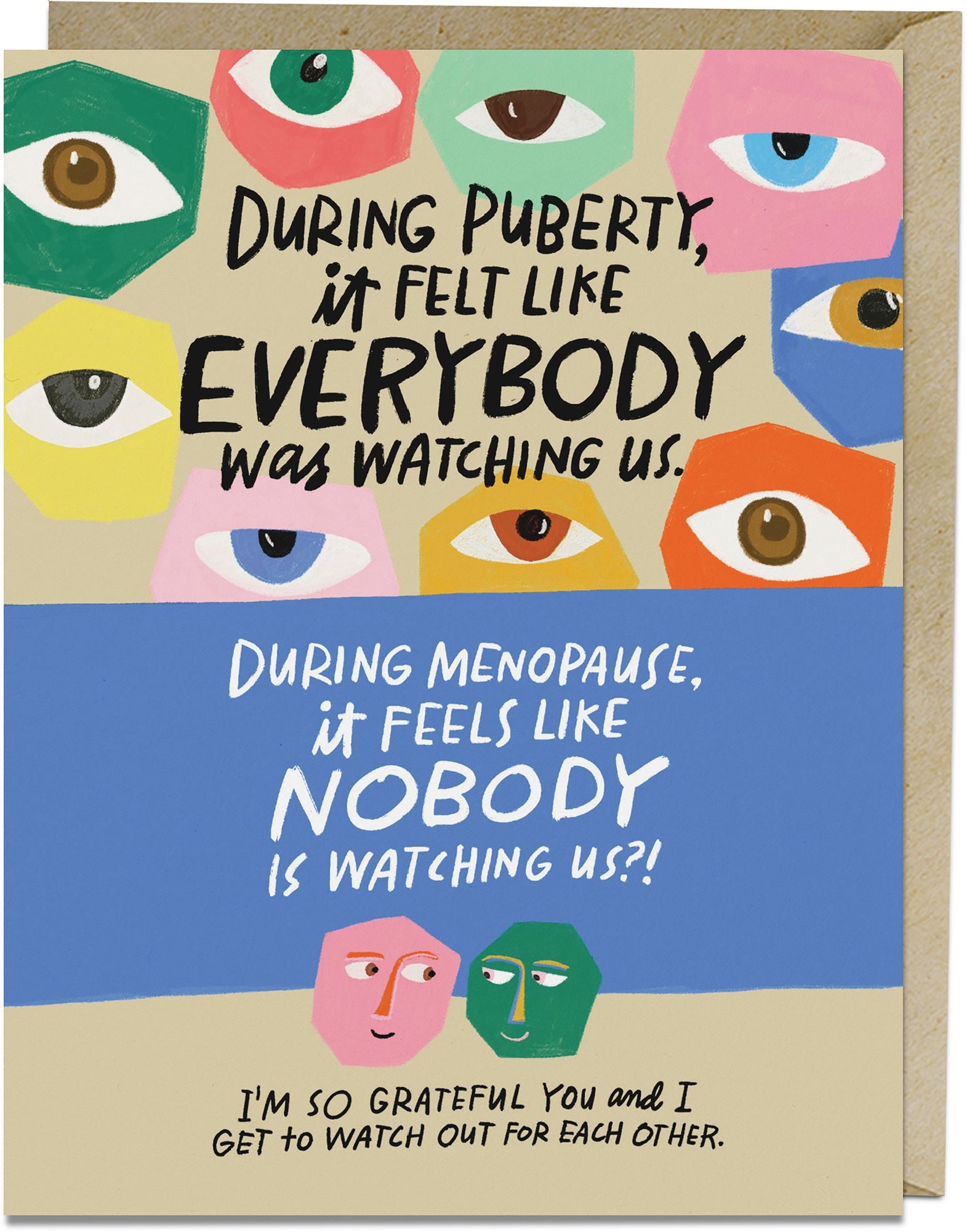 Watch Out for Each Other Menopause Card