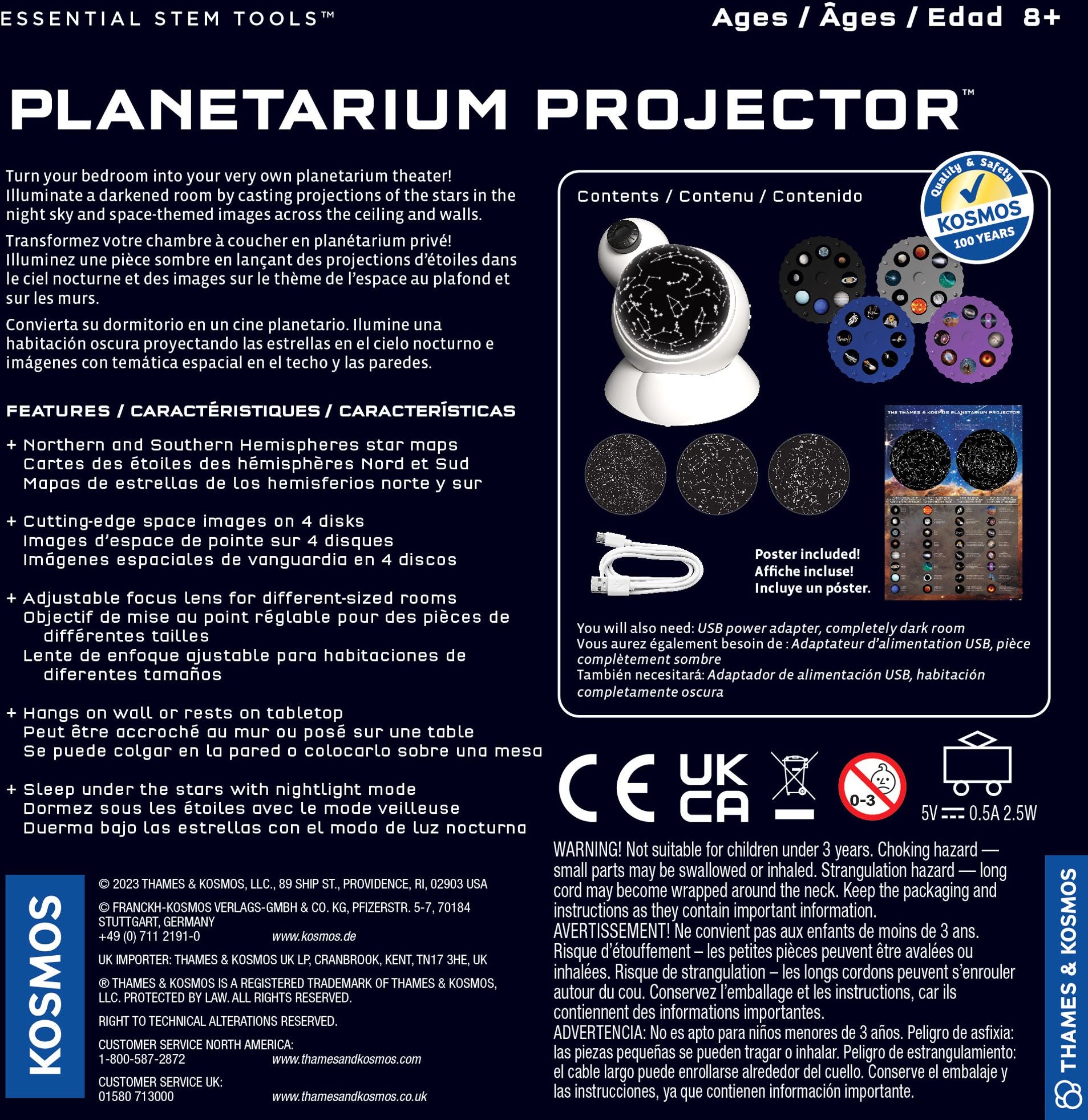 The Thames & Kosmos Planetarium Projector (3L)