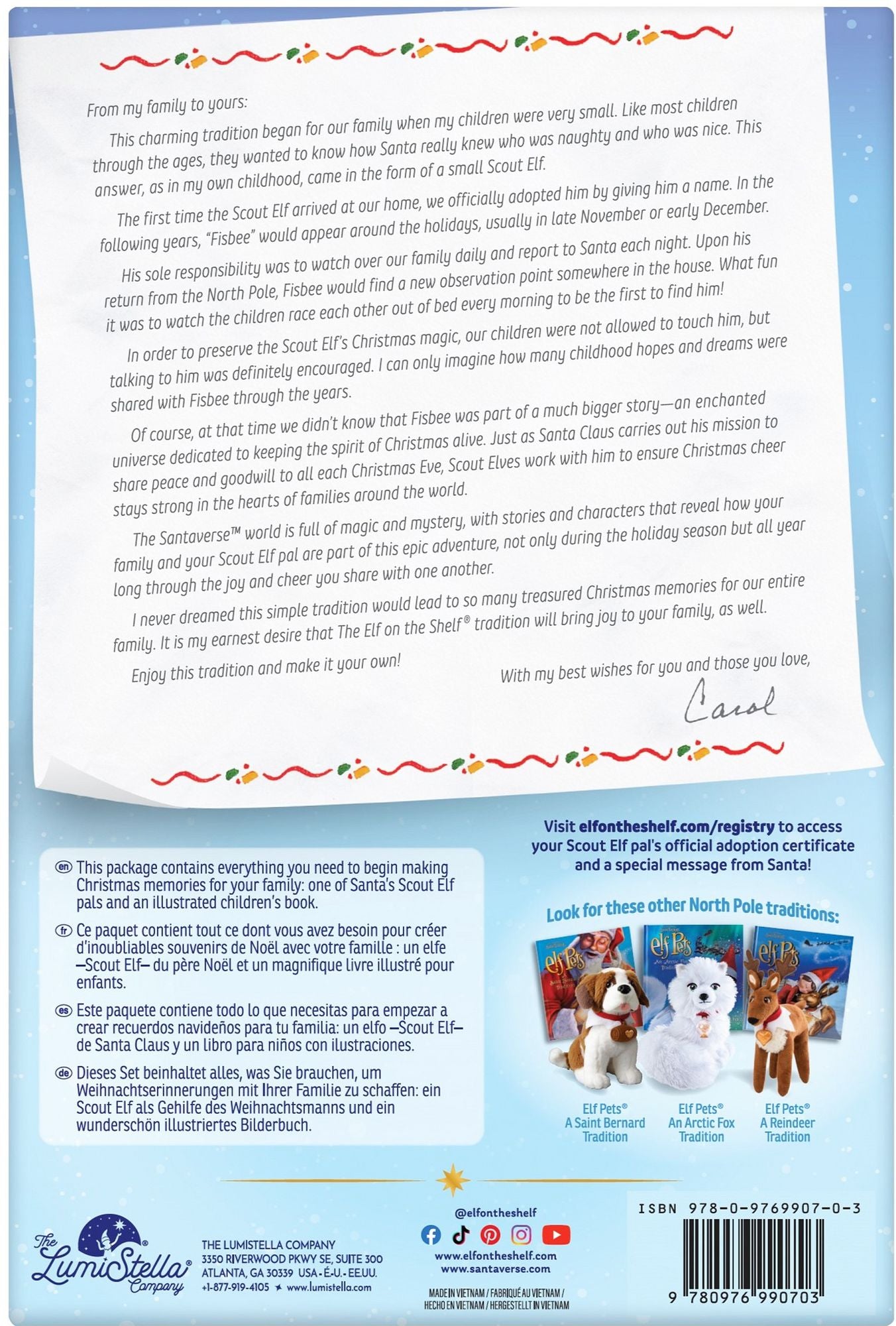 The Elf on the Shelf: A Christmas Tradition (includes blue-eyed boy scout elf)