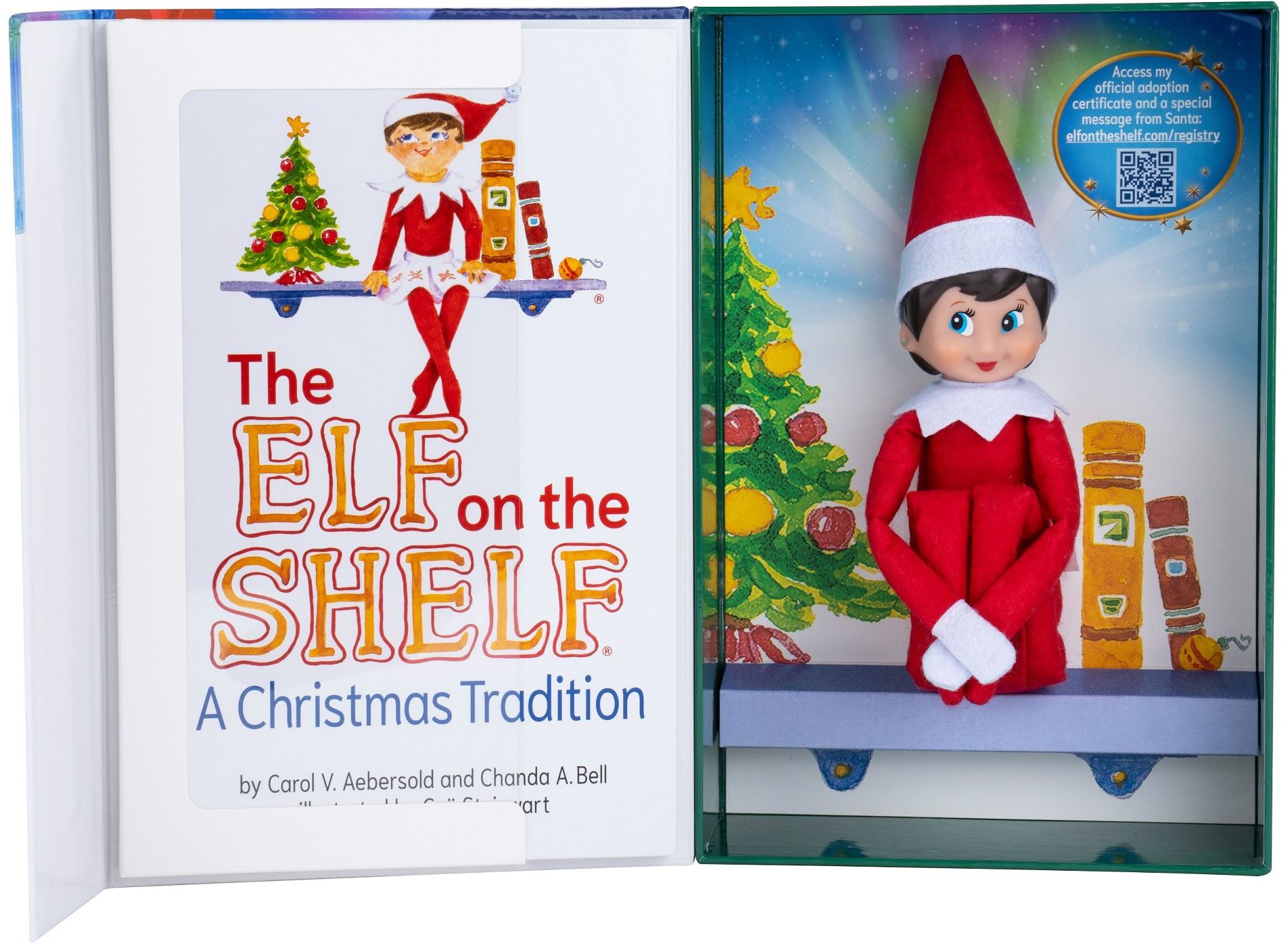 The Elf on the Shelf: A Christmas Tradition (includes blue-eyed girl scout elf)