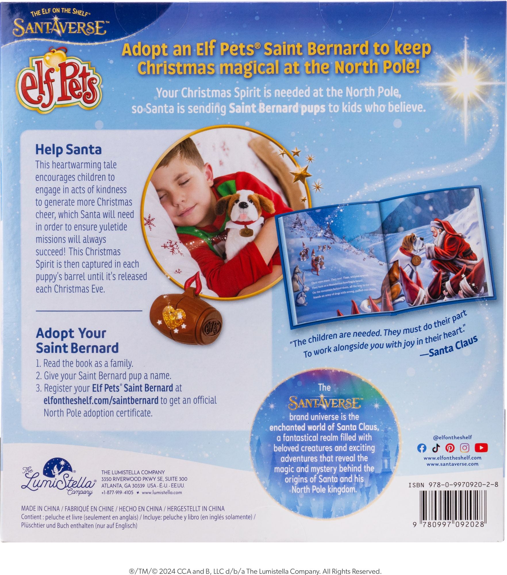 Elf Pets: A Saint Bernard Tradition