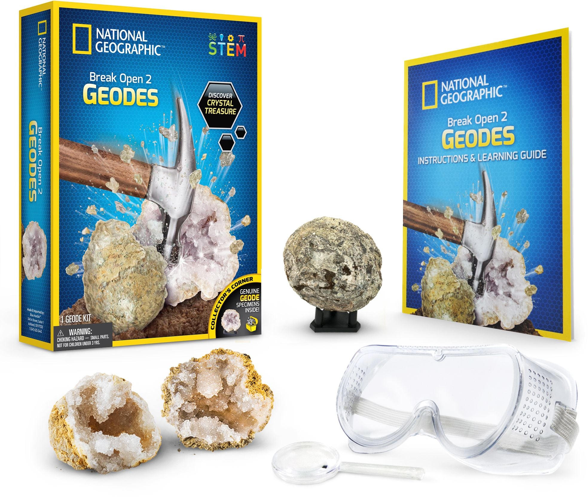 National Geographic Break Your Own Geode - 2pc