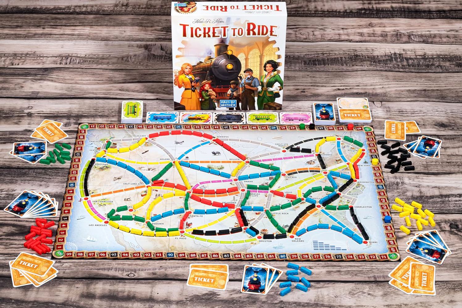 Ticket to Ride Refresh by Alan R. Moon