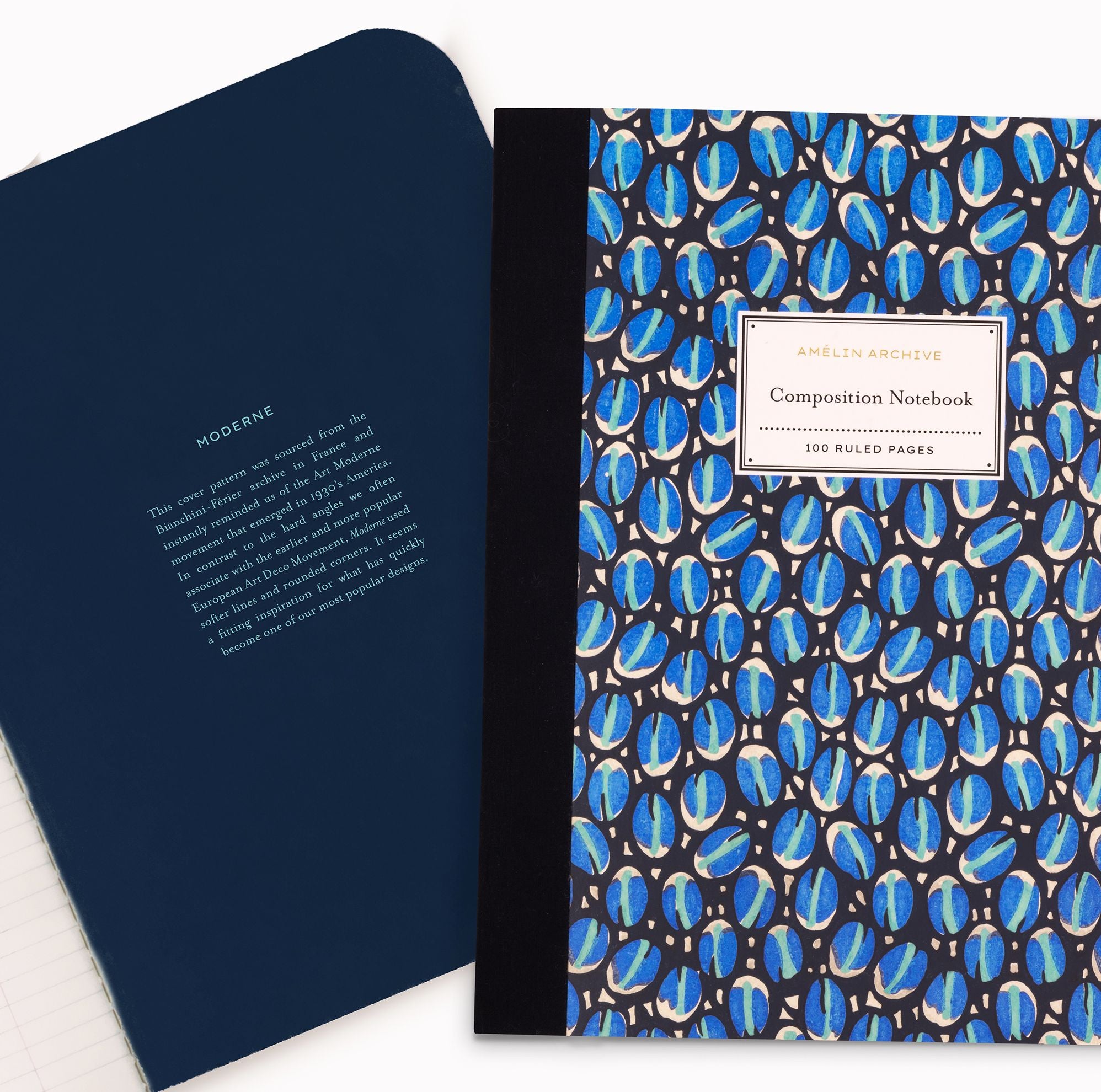 Composition Notebook Set, Moderne/Kelmscott