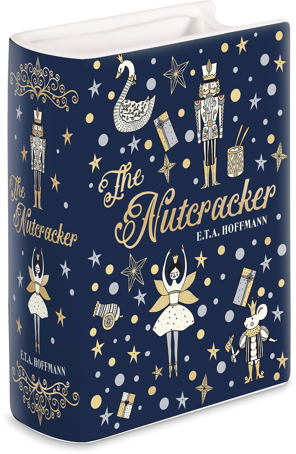 Nutcracker Book Vase, Small