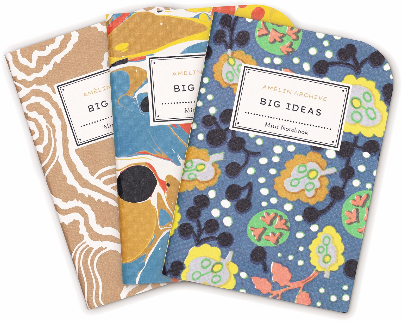 Triple Notebook Set, Chimie/Arp/Abstracte