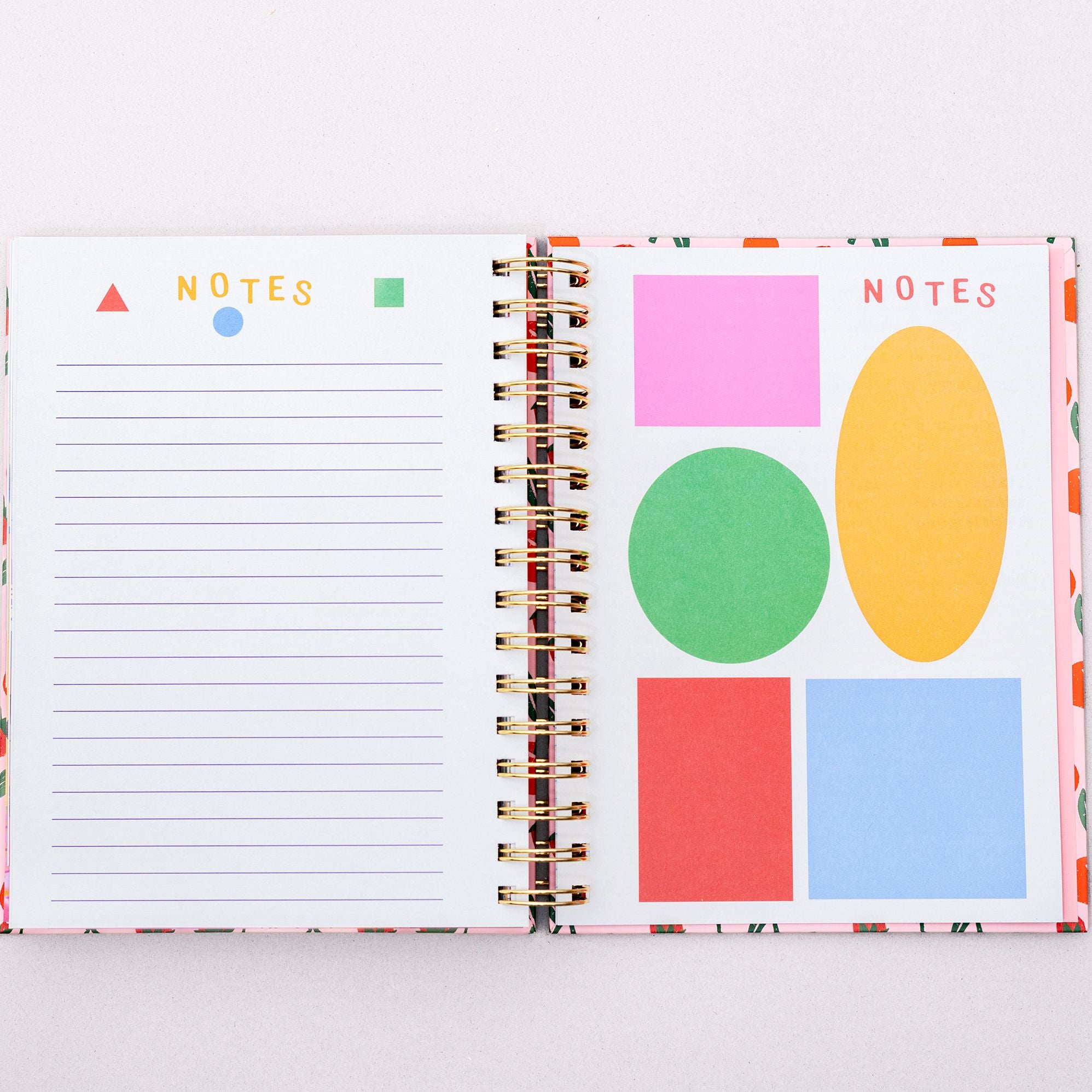 2025-2026 17 Month Medium Planner, Cherries and Strawberries