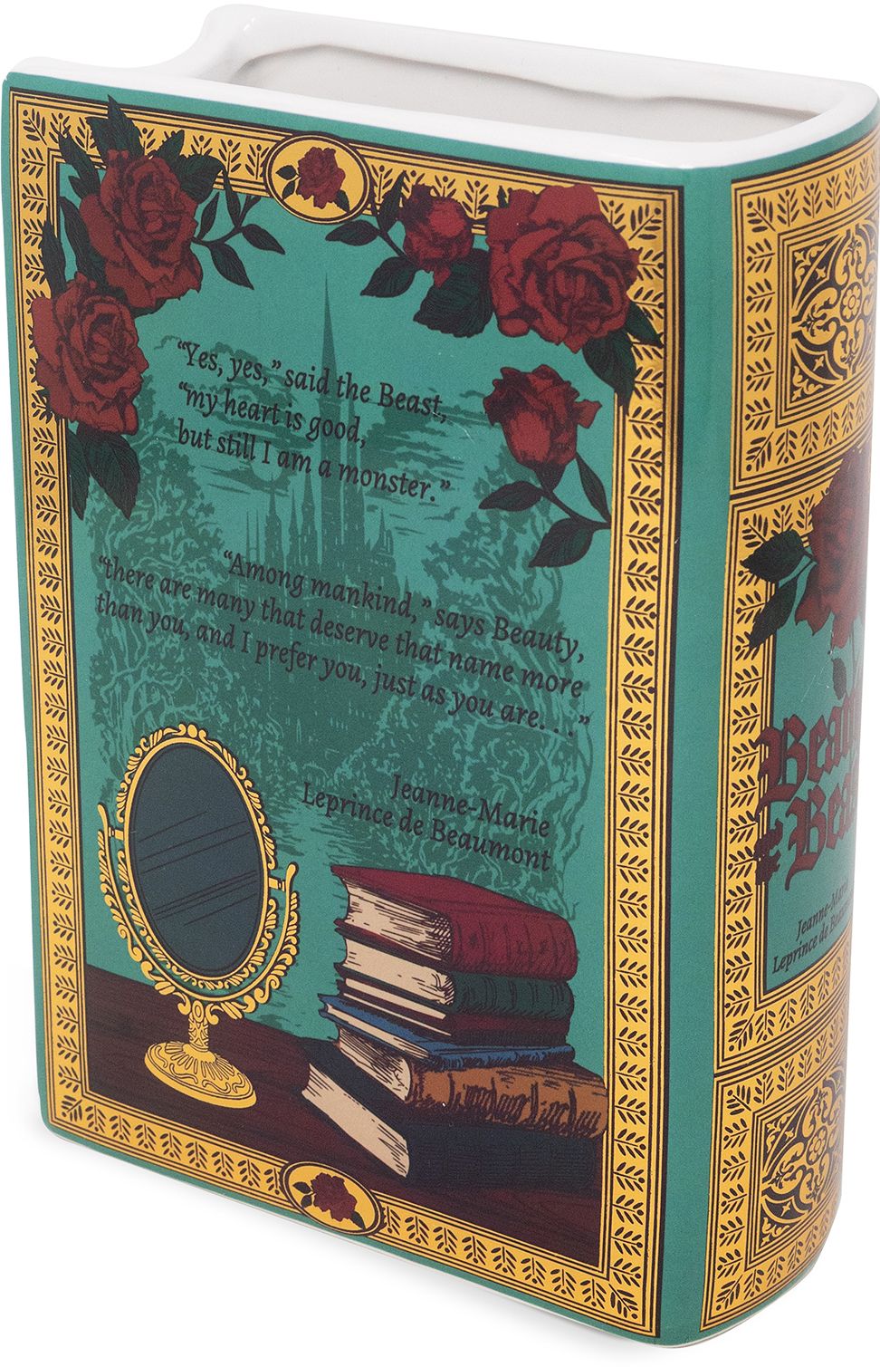 Large Book Vase, Beauty and the Beast