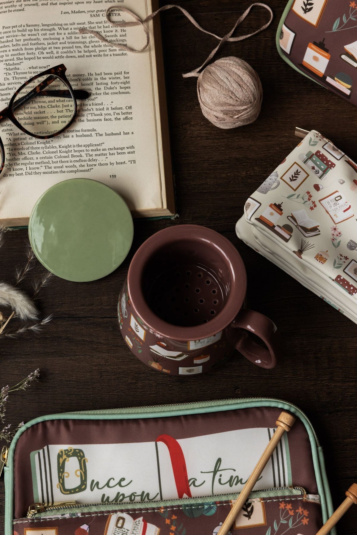 Travel Tea Mug, Books