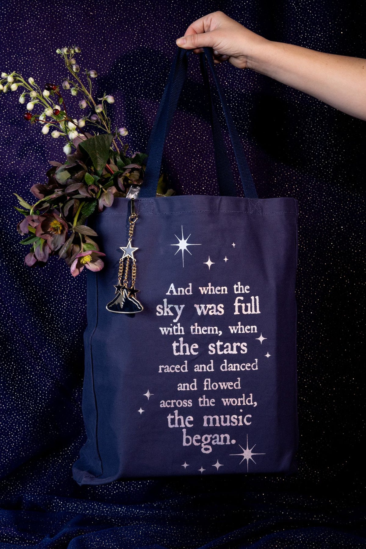 A Court of Thorns and Roses,, Canvas Tote, Night Court