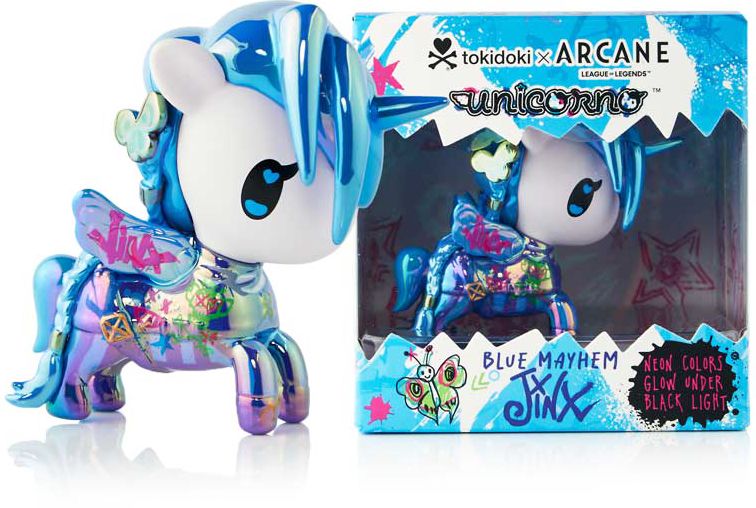 tokidoki X Arcane Unicorno Jinx Blue Mayhem Special Edition