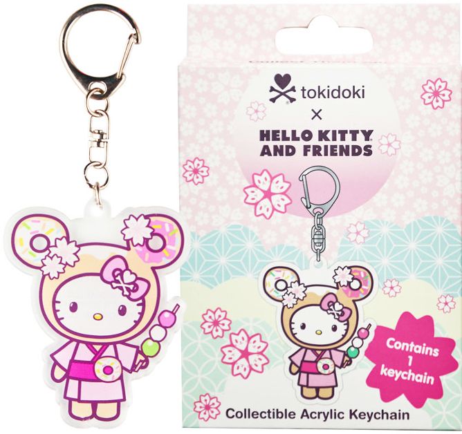 tokidoki x Hello Kitty & Friends Cherry Blossom Acrylic Keychain Blind Box