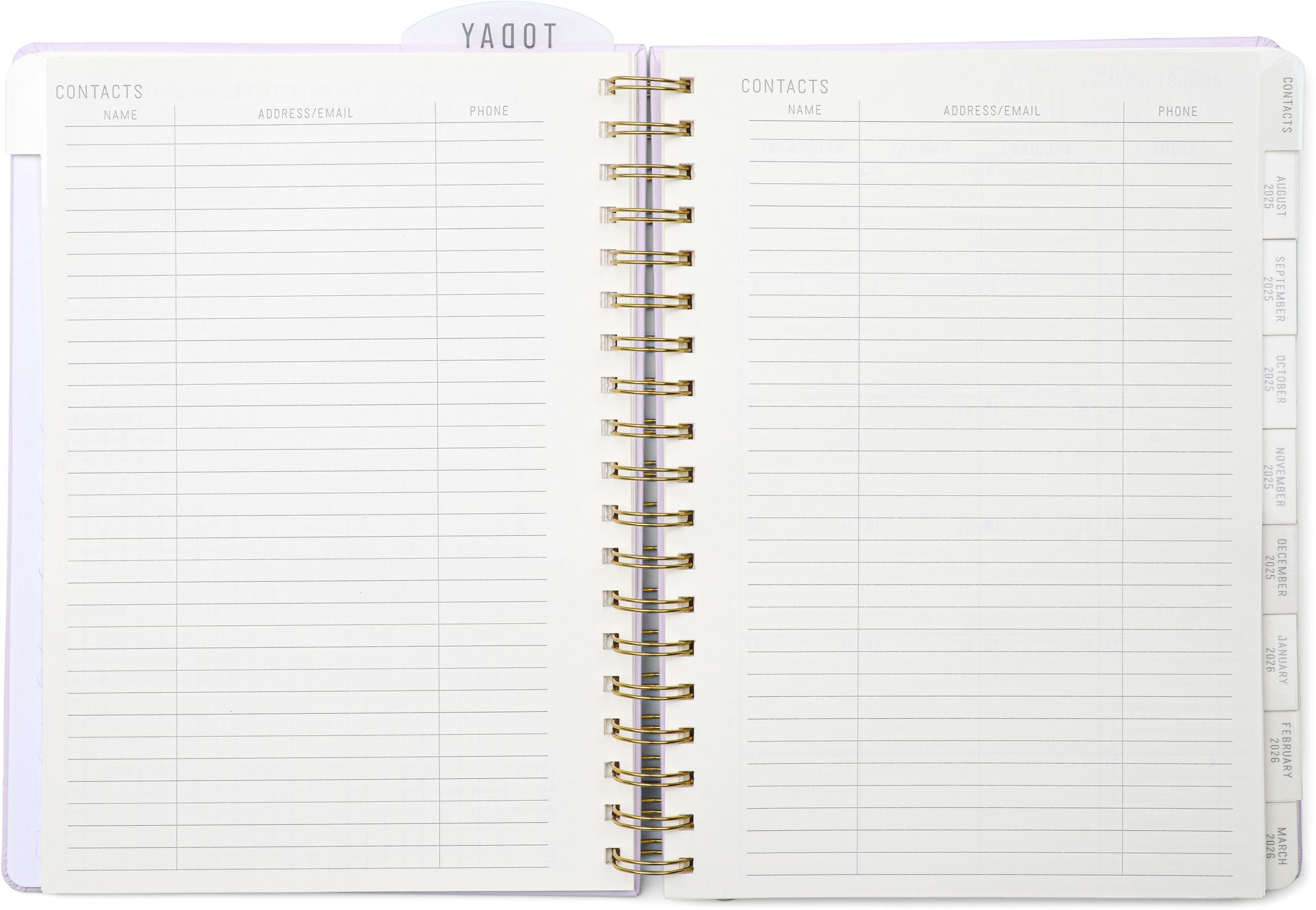 2025-2026 Lavender Standard Issue 7.5' x 10" Weekly Planner