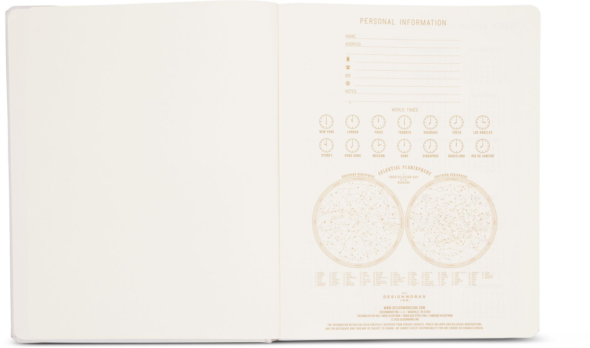 2026 Weekly Desk Planner Cat Sketches