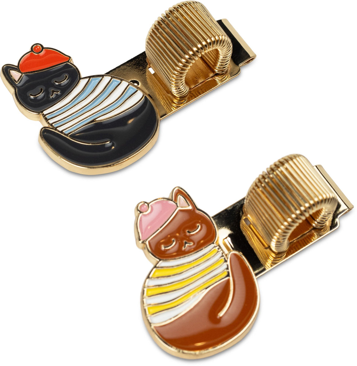 French Cats Pen Clips S/2