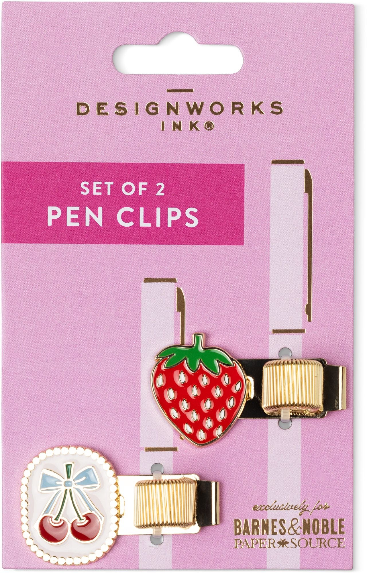 Fruits Pen Clips S/2