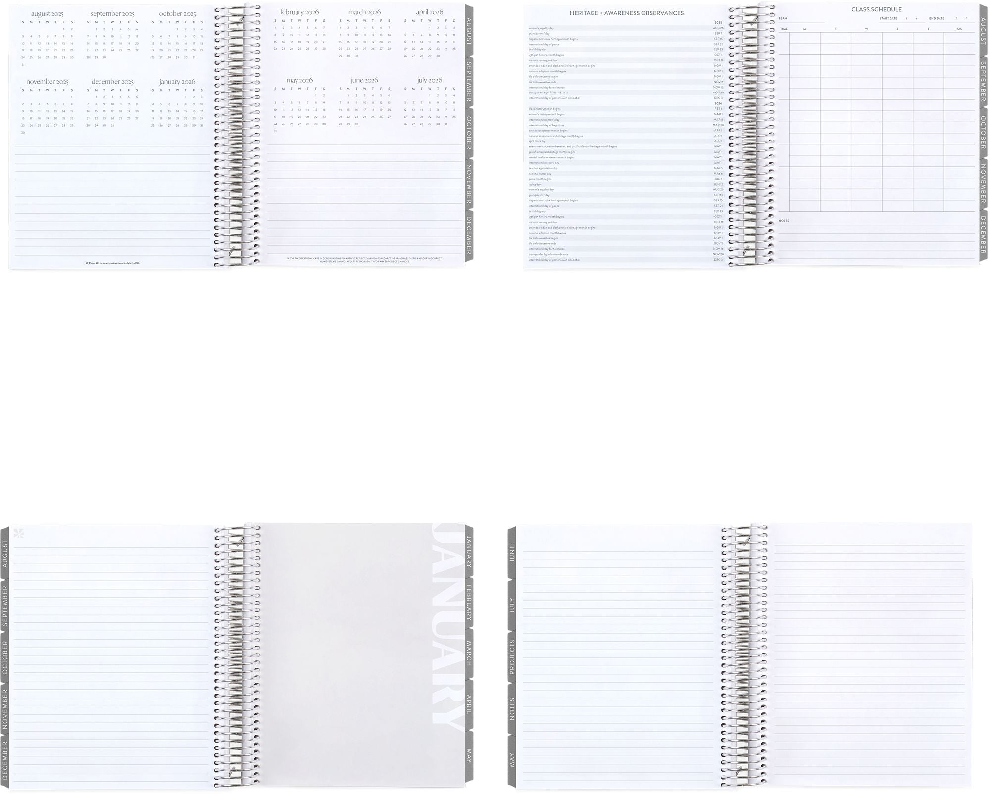 2025-2026 Erin Condren Hello Kitty Blushing Bouquet Planner