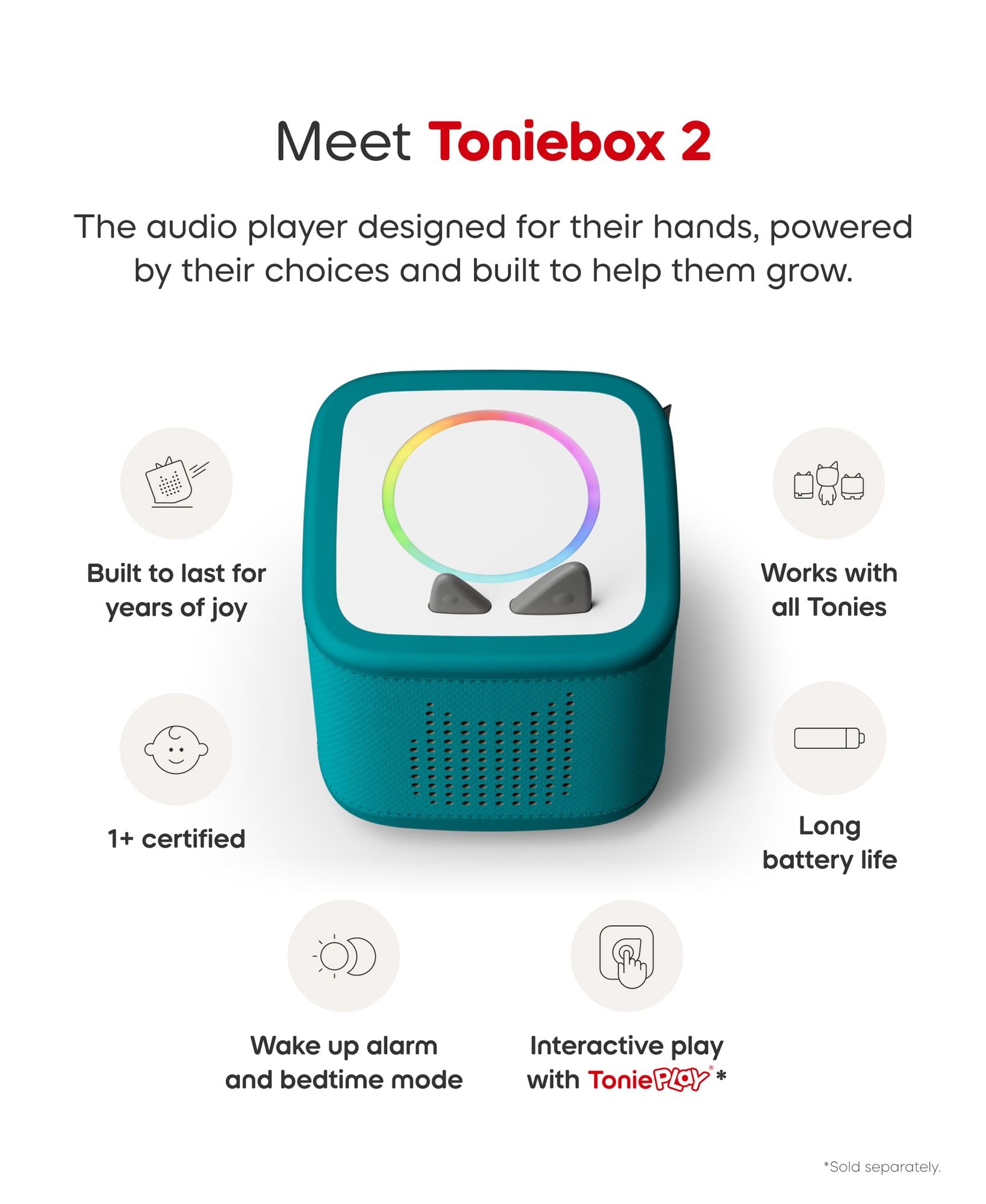 Toniebox 2 Starter Set - Playtime Puppy (Tropical Teal)