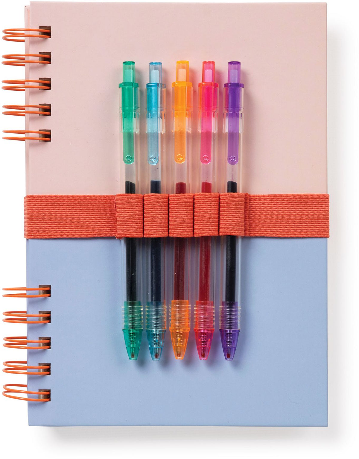 Coral & Salt Water Harper Split-Spiral Notebook & Pen Set