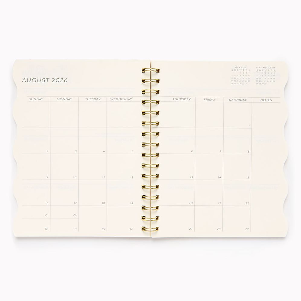 2026 Paper Source Floral Die Cut 12M Planner - Exclusive