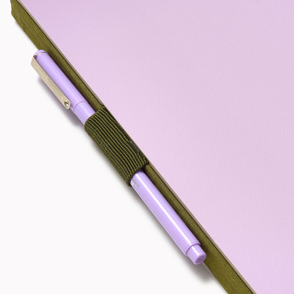 Paper Wasp Dusty Purple Lined Coptic Journal - Limited Edition