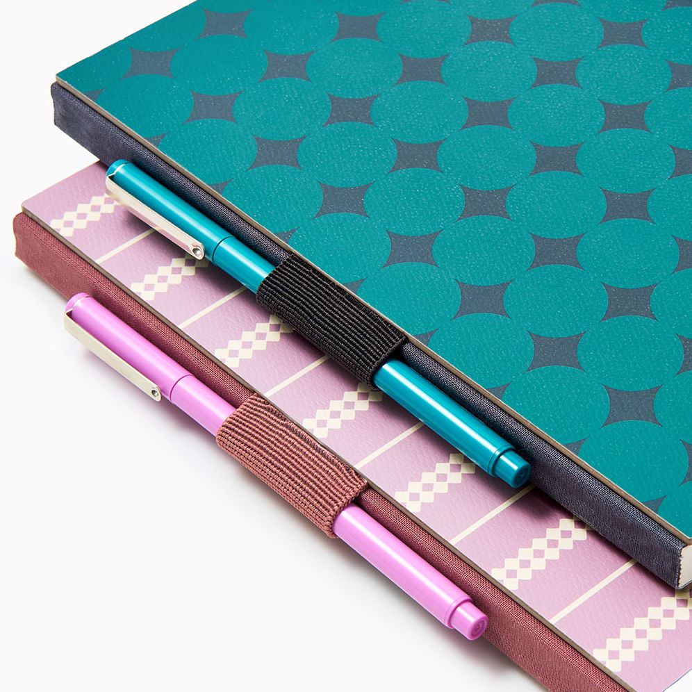 Wisteria Dots Paper Wasp LG Lined Journal