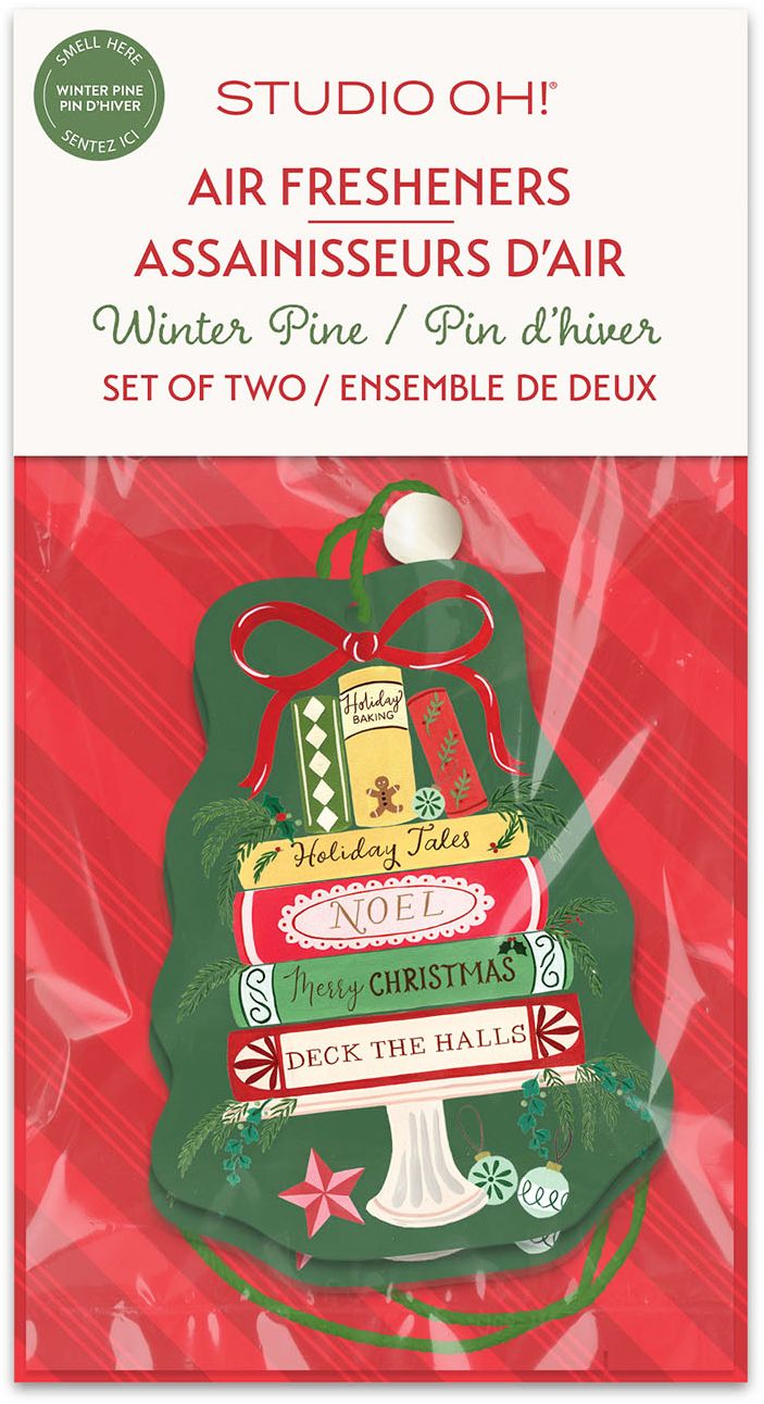 Bookish Christmas Car Air Fresheners