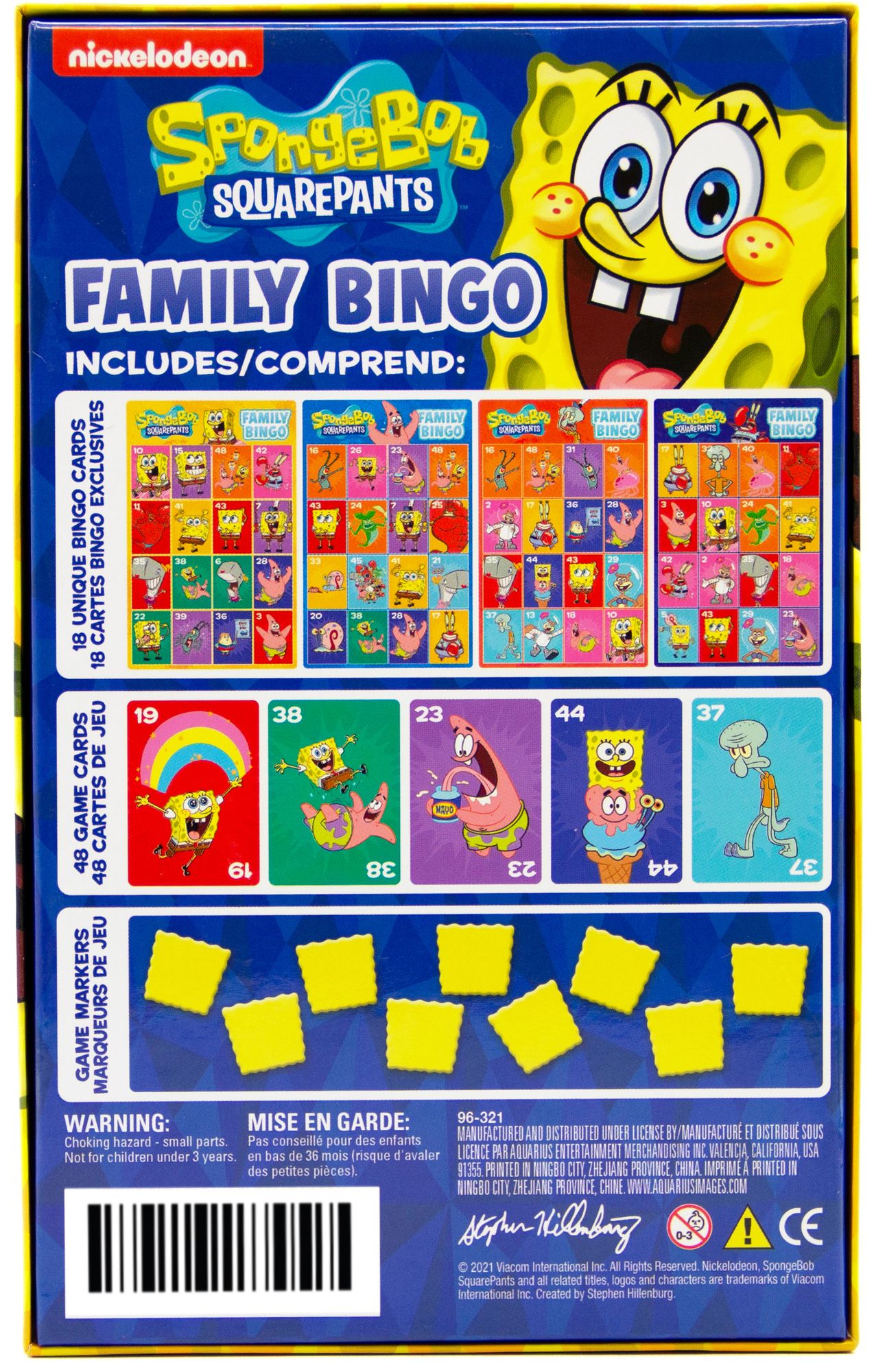 Spongebob Family Bingo