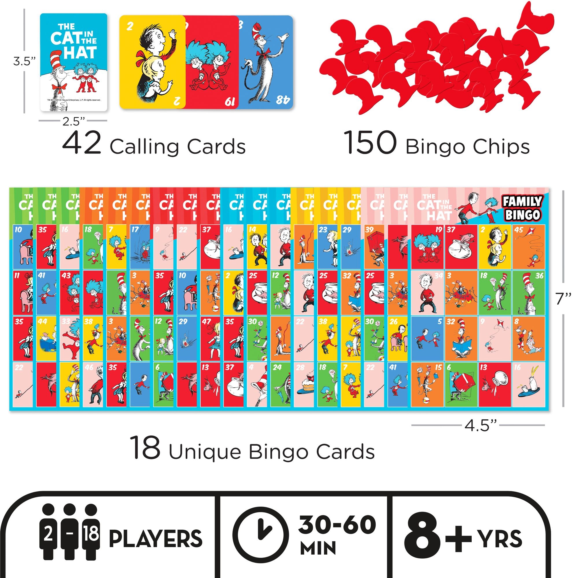 Cat in the Hat Family Bingo
