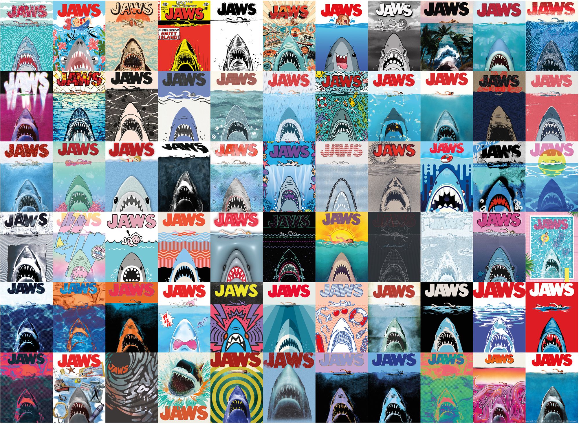 Jaws Poster 500 Piece Puzzle