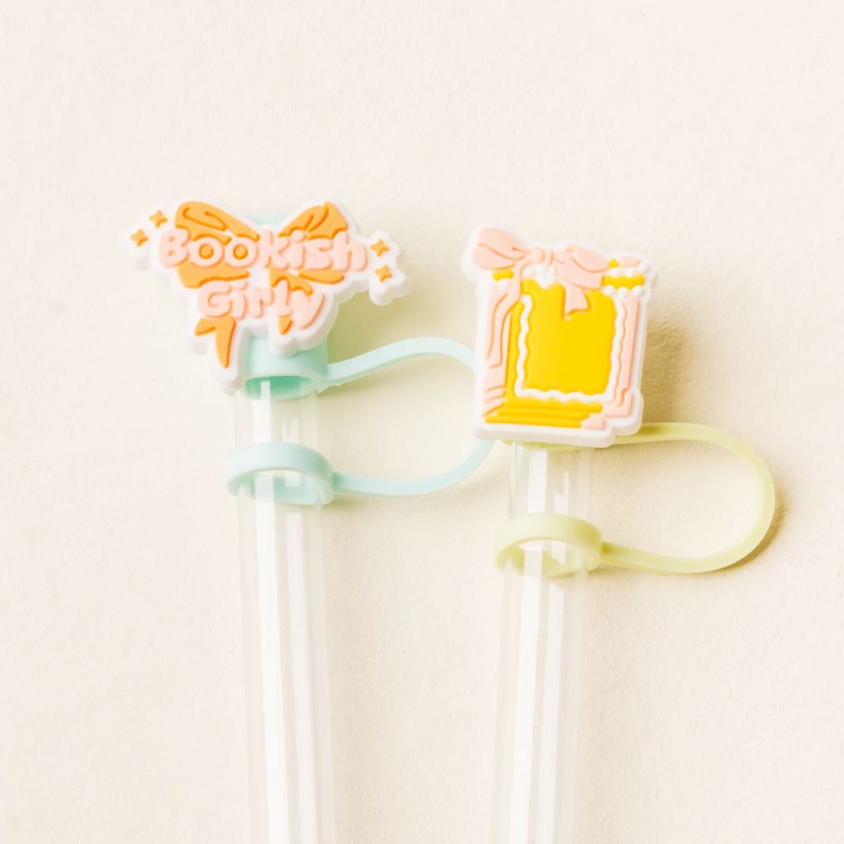 Bookish Straw Topper
