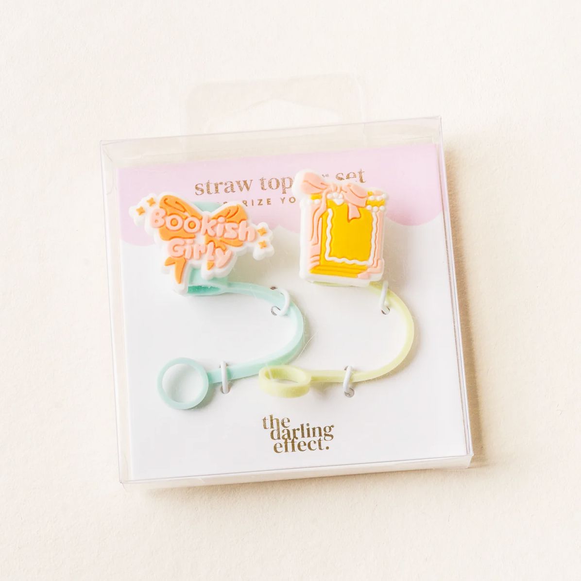 Bookish Straw Topper