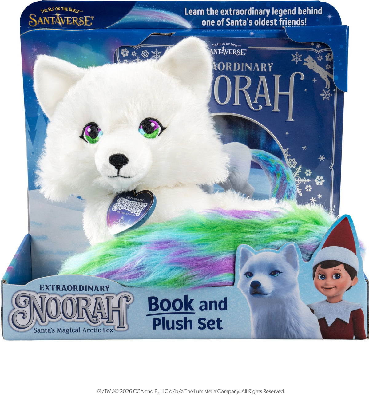 Extraordinary Noorah Magical Arctic Fox Book/Plush