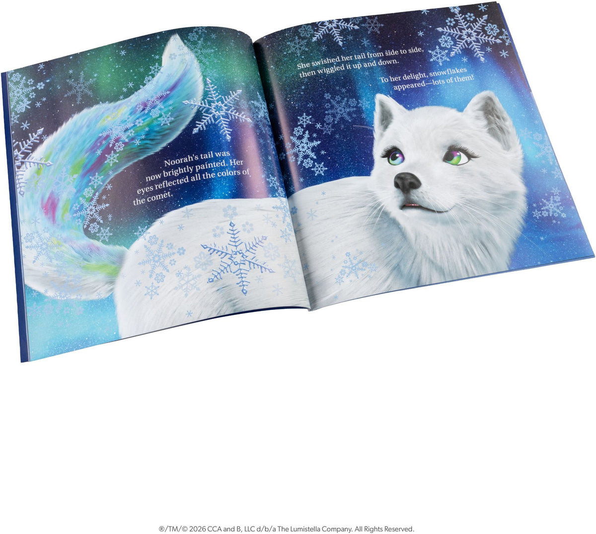 Extraordinary Noorah Magical Arctic Fox Book/Plush