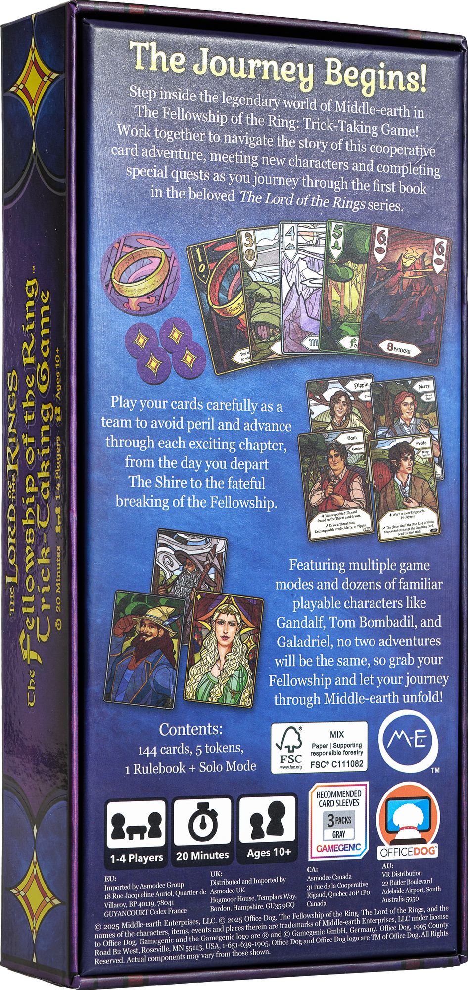 The Lord of the Rings: The Fellowship of the Ring: Trick-Taking Game by Bryan Bornmueller