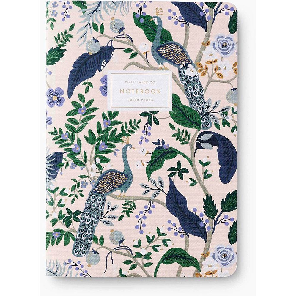 Rifle Paper Co. Peacock Stitched Notebooks