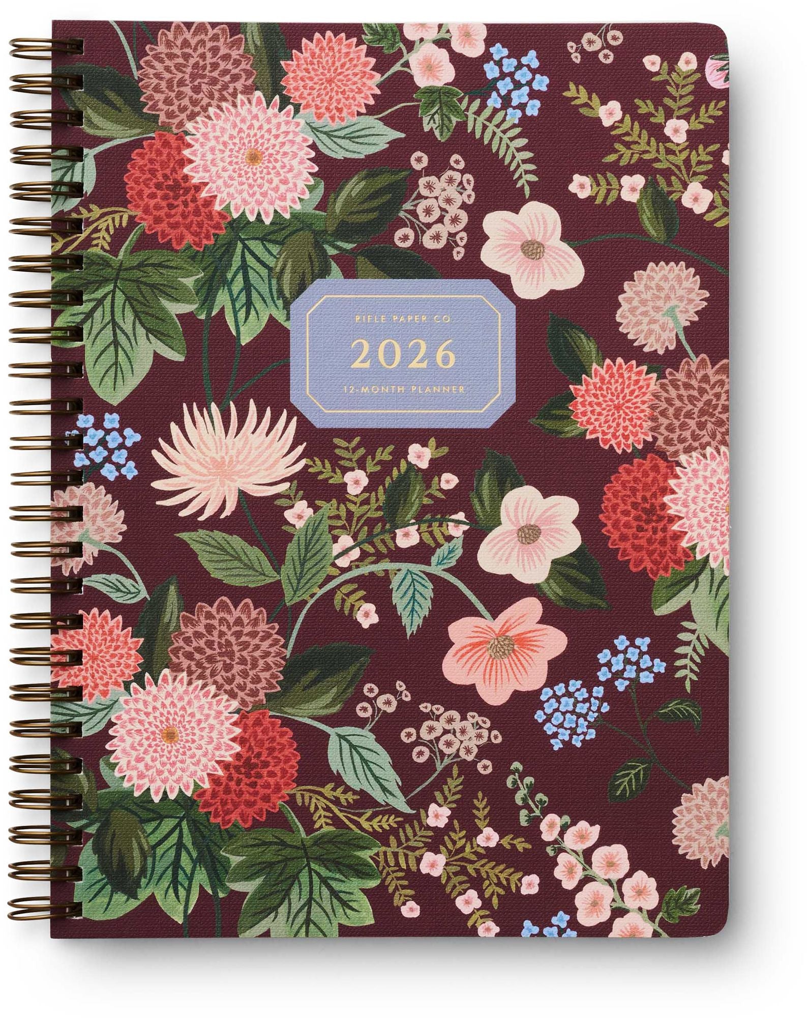 2026 Dahlia Soft Cover Spiral Planner