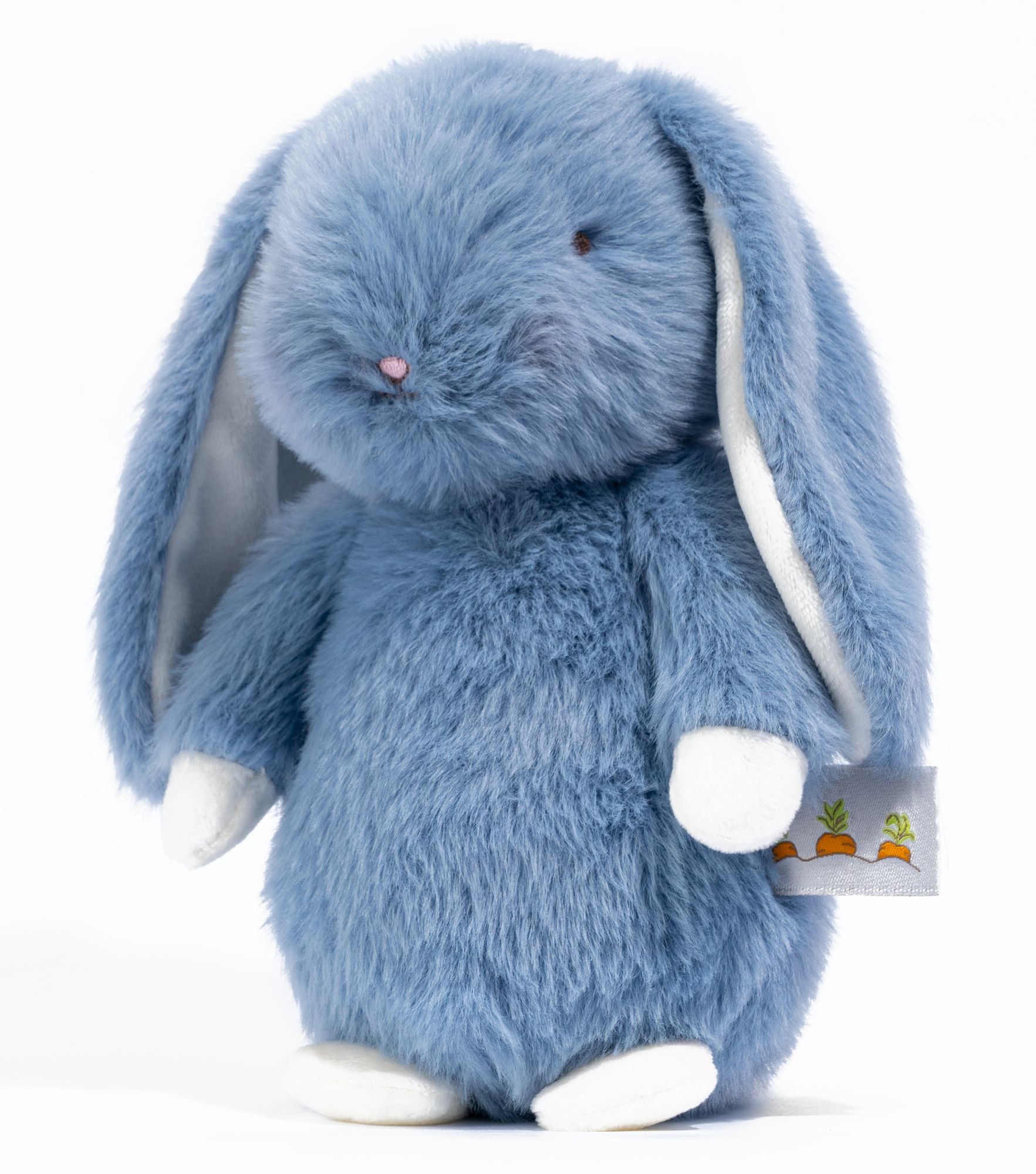 Cuddly Spring Bunny Blue Plush
