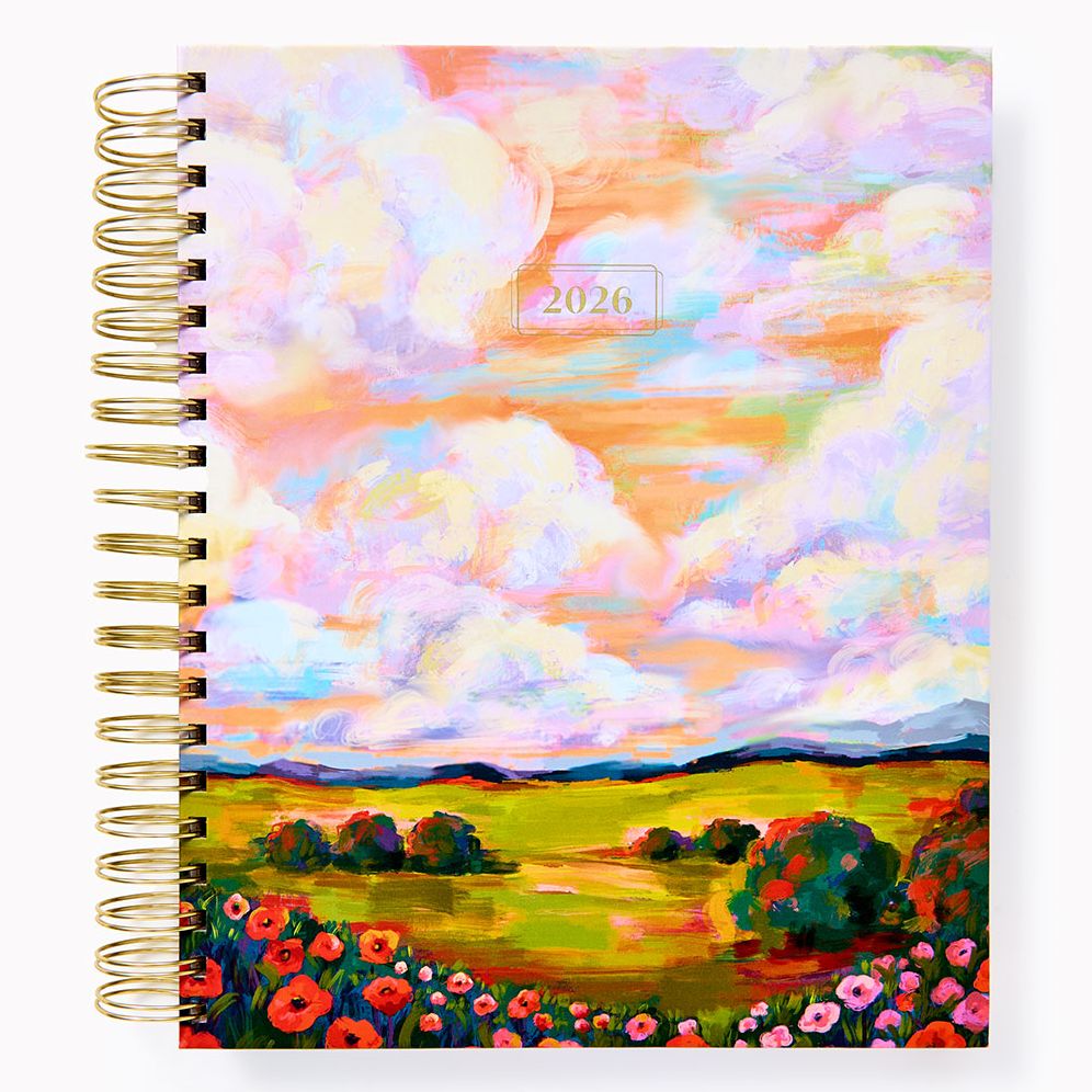 2025-2026 Paper Source Landscapes Weekly Desk Planner
