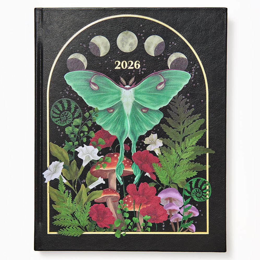 2025-2026 Paper Source Dark Academia Weekly Desk Planner