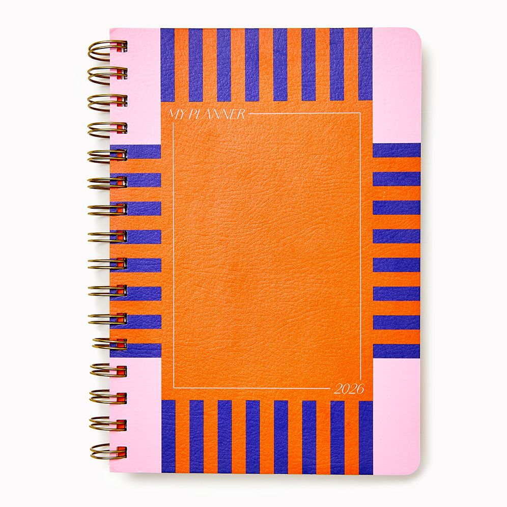 2026 Paper Source 12M Trendy Weekly Desk Planner