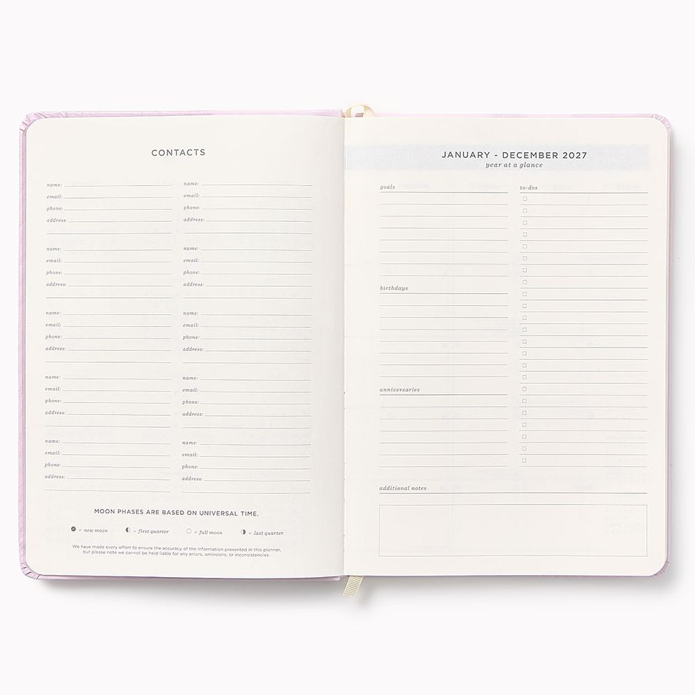 2027 Paper Source Vintage Frame Monthly Desk Planner