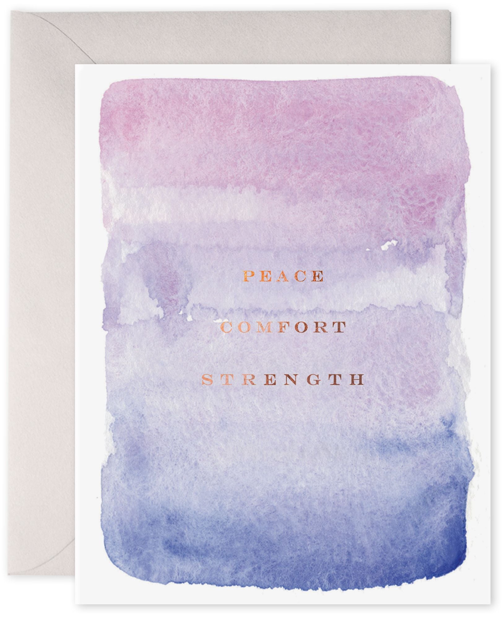 Peace, Comfort, Strength Sympathy Card