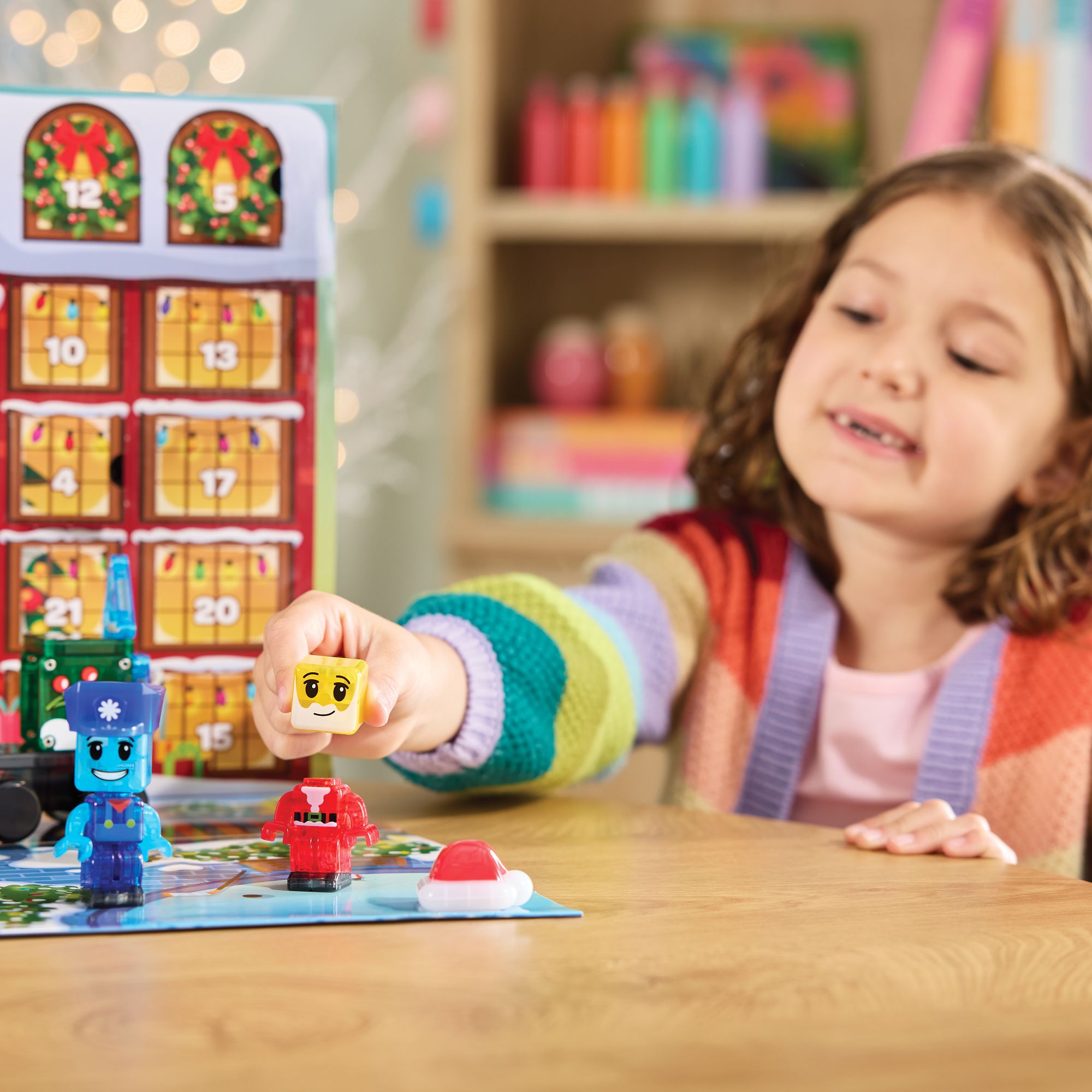 MAGNA-TILES® Advent Calendar 34-Piece Magnetic Construction Set, The Original Magnetic Building Brand