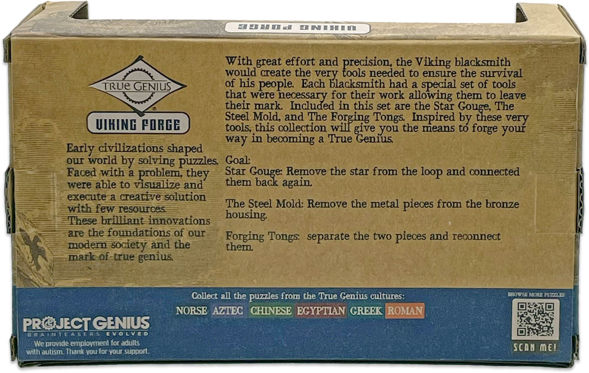 True Genius Viking Forge Brainteaser Puzzle