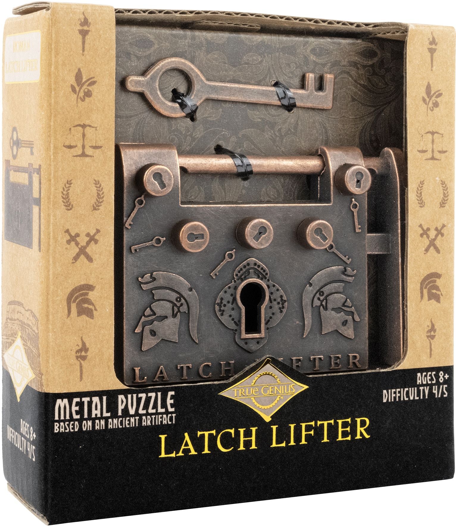 True Genius Metal - Latch Lifter Brainteaser Puzzle