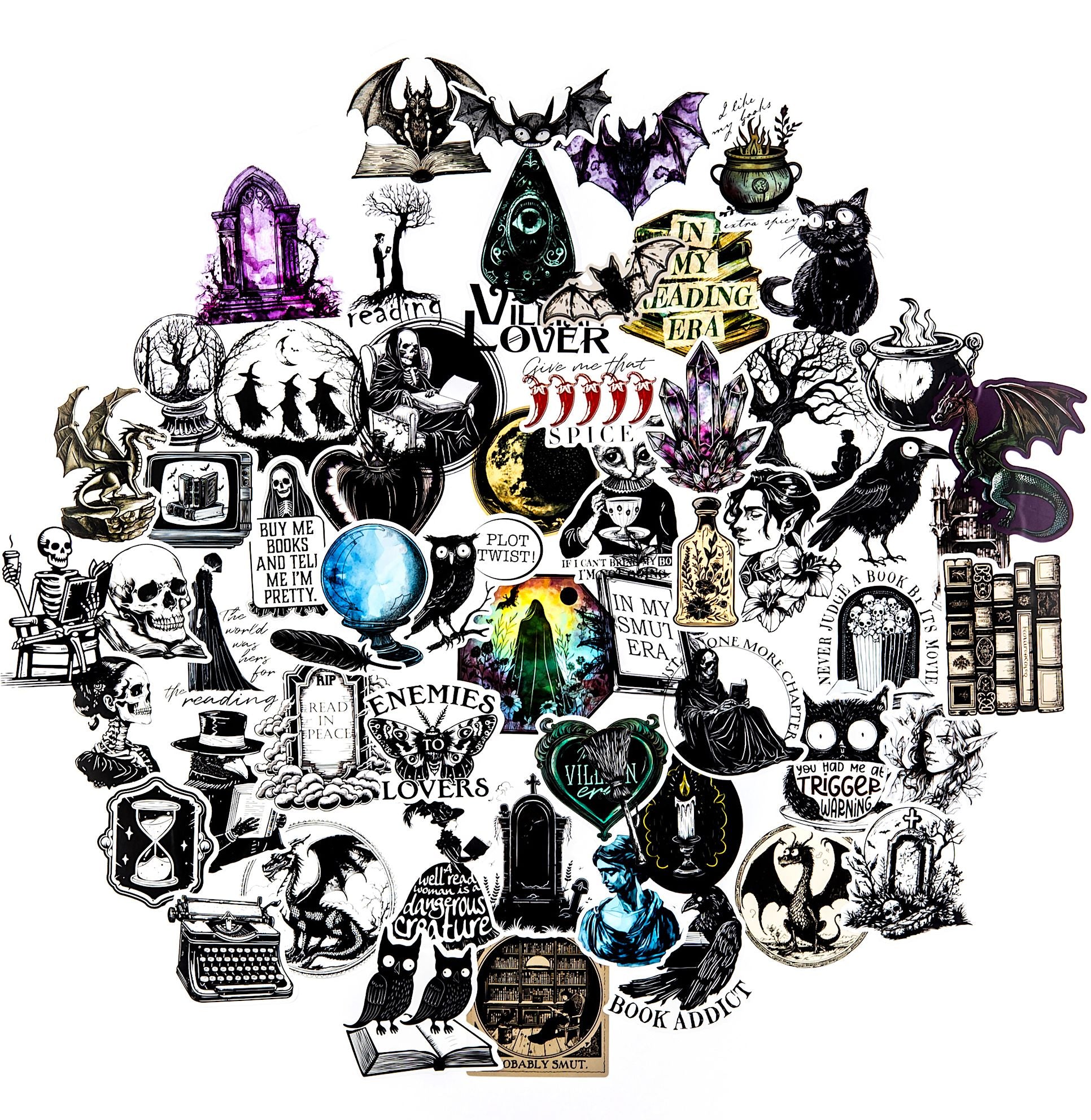 Waiting for the Night Bookish Decals