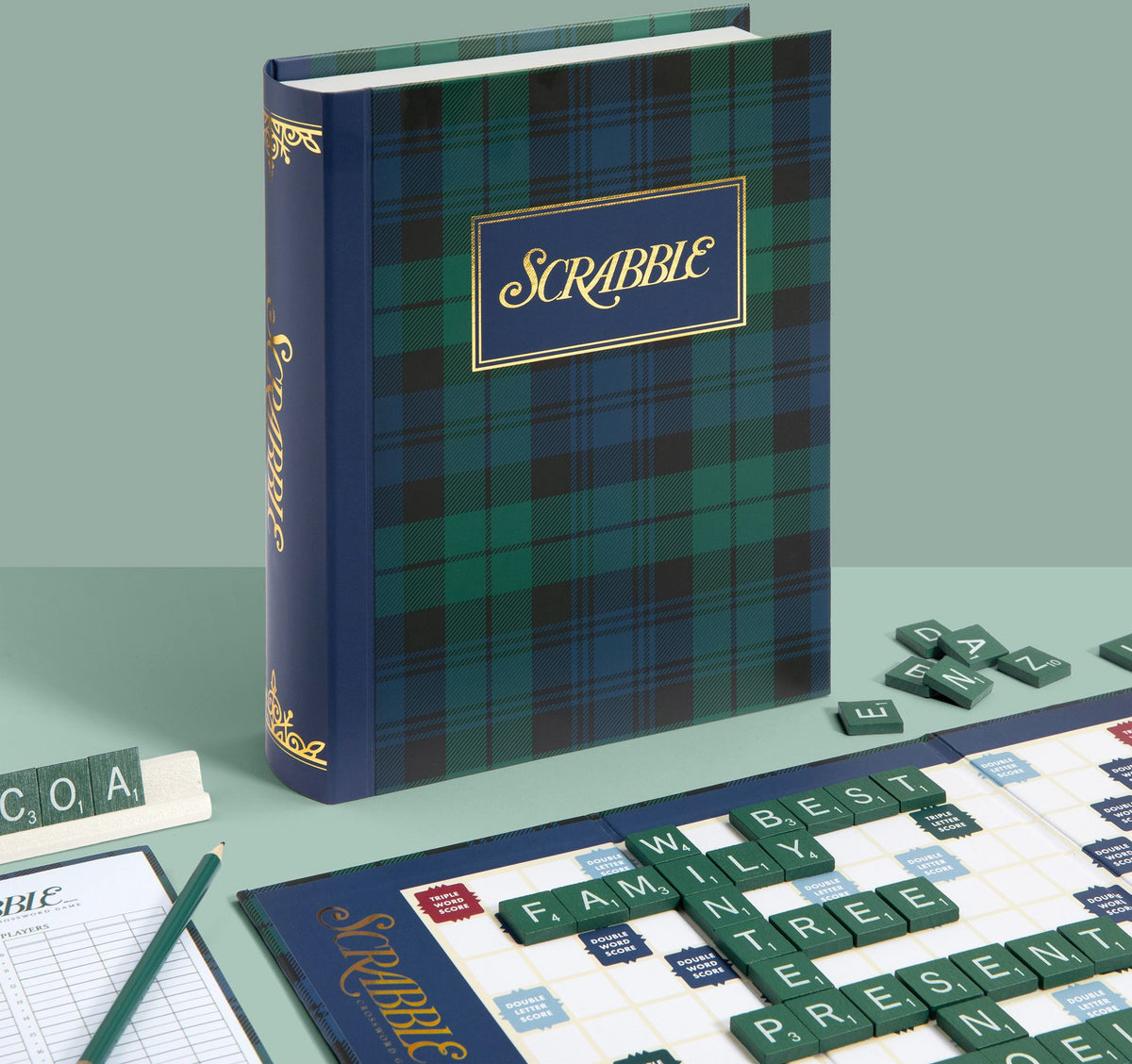 Scrabble Holiday Bookshelf Edition