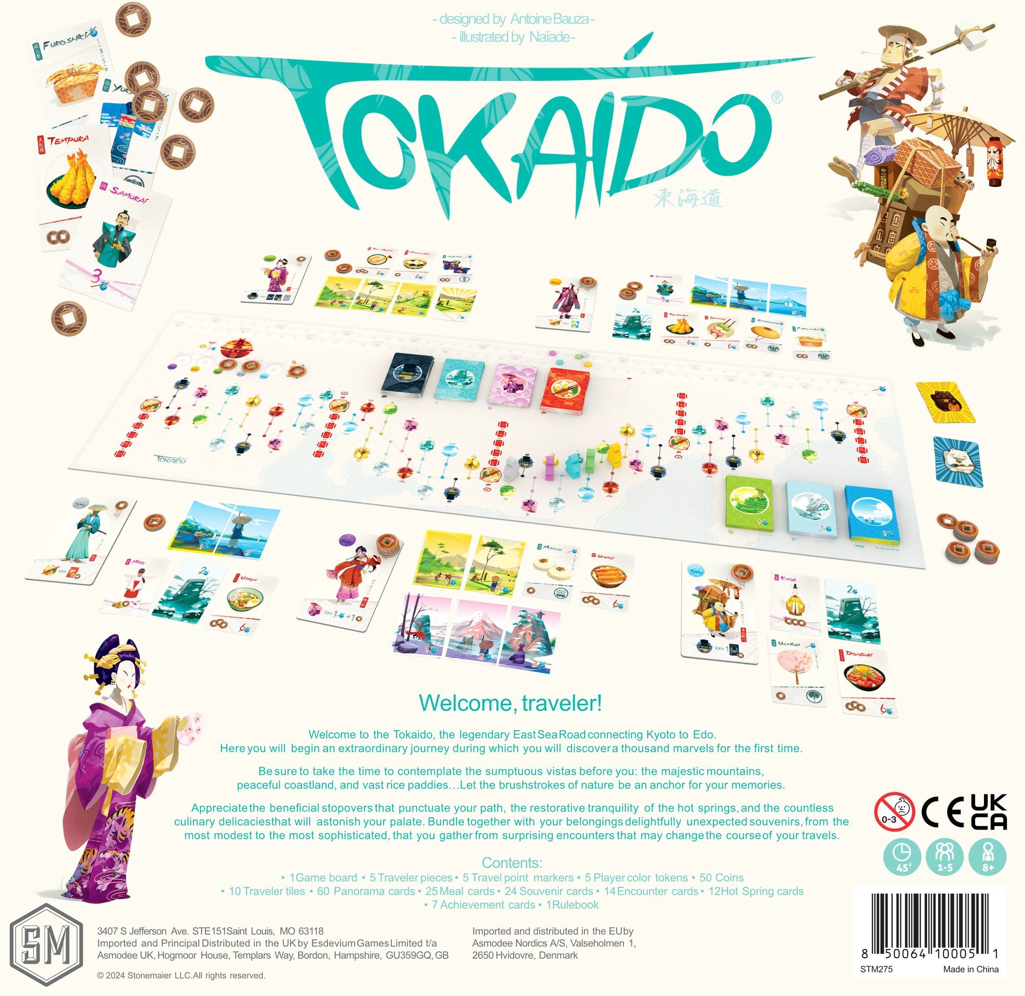 Tokaido by Antoine Bauza 10th Anniversary Edition